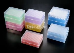 EX-TS-10CE-FS 10 µl Extended Filter Tips with Rack, Pre-Sterilized (Case)