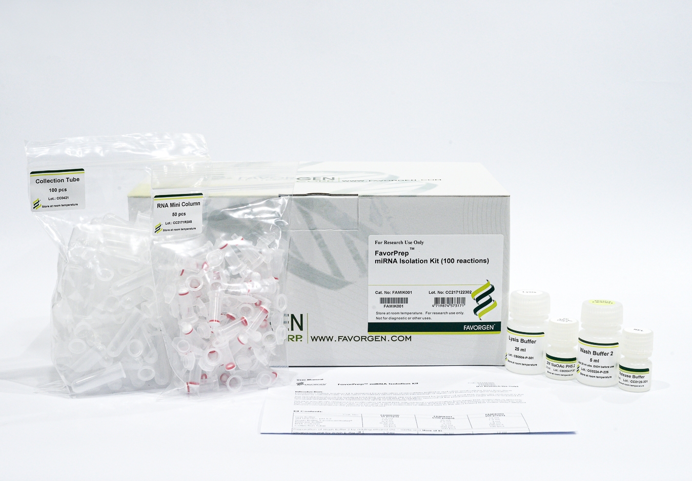FA-FAMIK 001 FavorPrep™ miRNA Isolation Kit (100 prep)